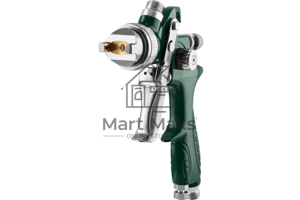 Краскопульт пневматический KRAFTOOL AirKraft 06522-1.7 HVLP, сопло: 1.7 мм, макс. 310 л/мин
