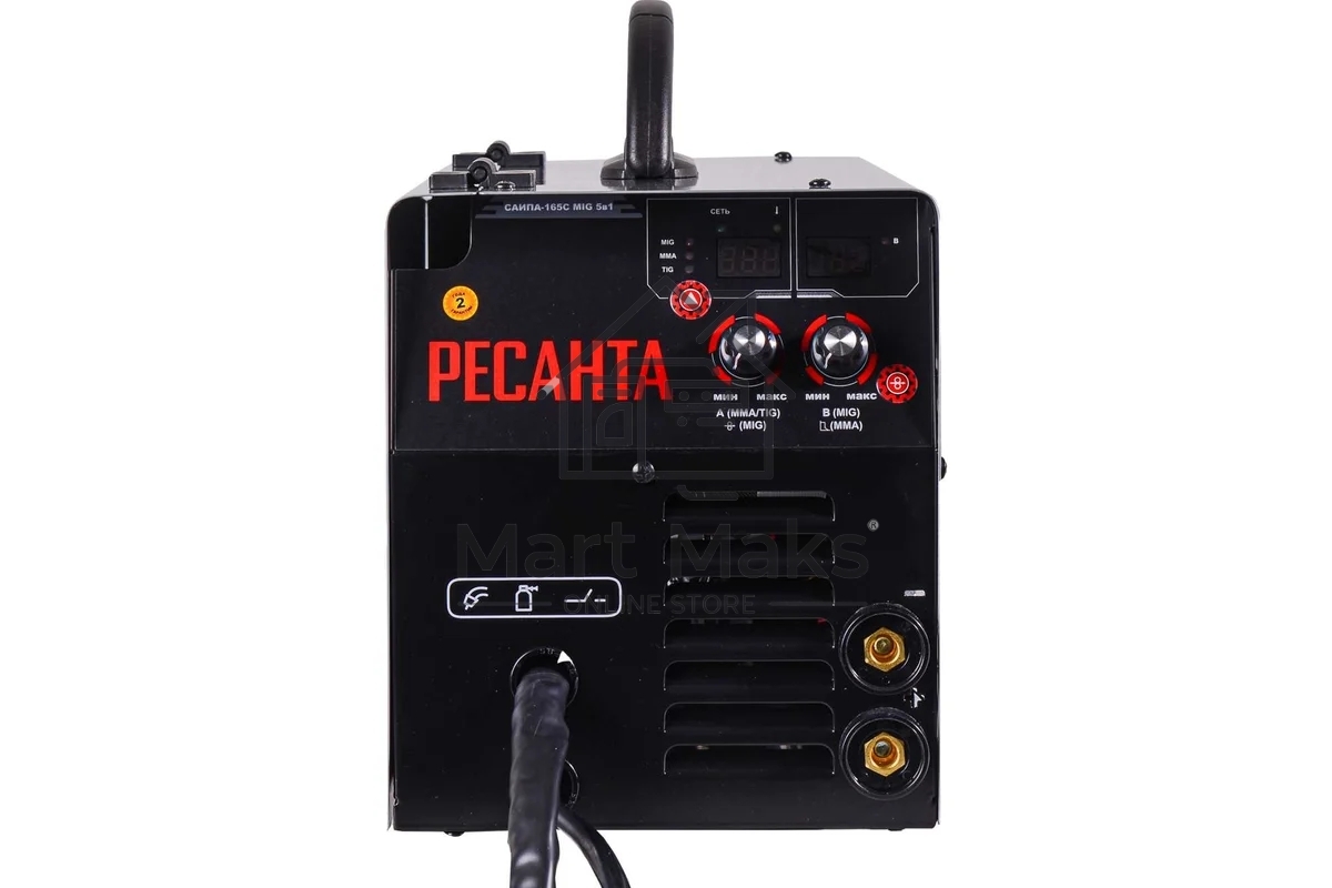 Сварочный аппарат Ресанта САИПА-165 инвертор MIG-MAG