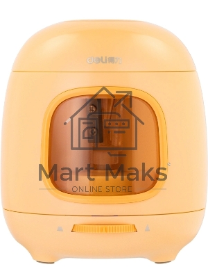 Точилка для карандашей электрическая Deli VA13YELLOW пластик, желтый