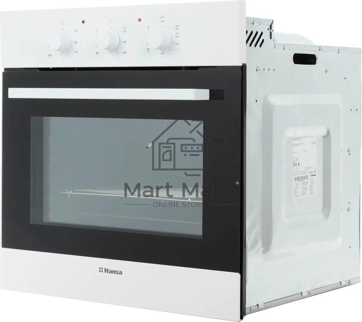 Духовой шкаф электрический Hansa BOEW681021 белый, встраиваемый