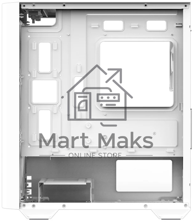 Компьютерный корпус MiniTower Zalman M4 White mATX (без блока питания) (Zalman M4 White)