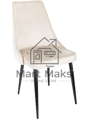 Стул для дома Бюрократ CH-K4 бежевый Holland 06 металл черный на ножках (CH-K4_1/HL07)
