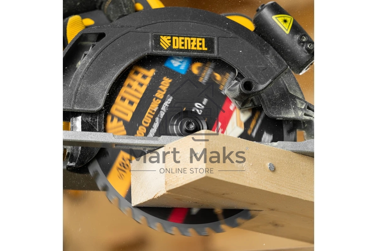 Пильный диск по дереву с гвоздями Denzel ф185 х 20 мм, 40 зубов 733947