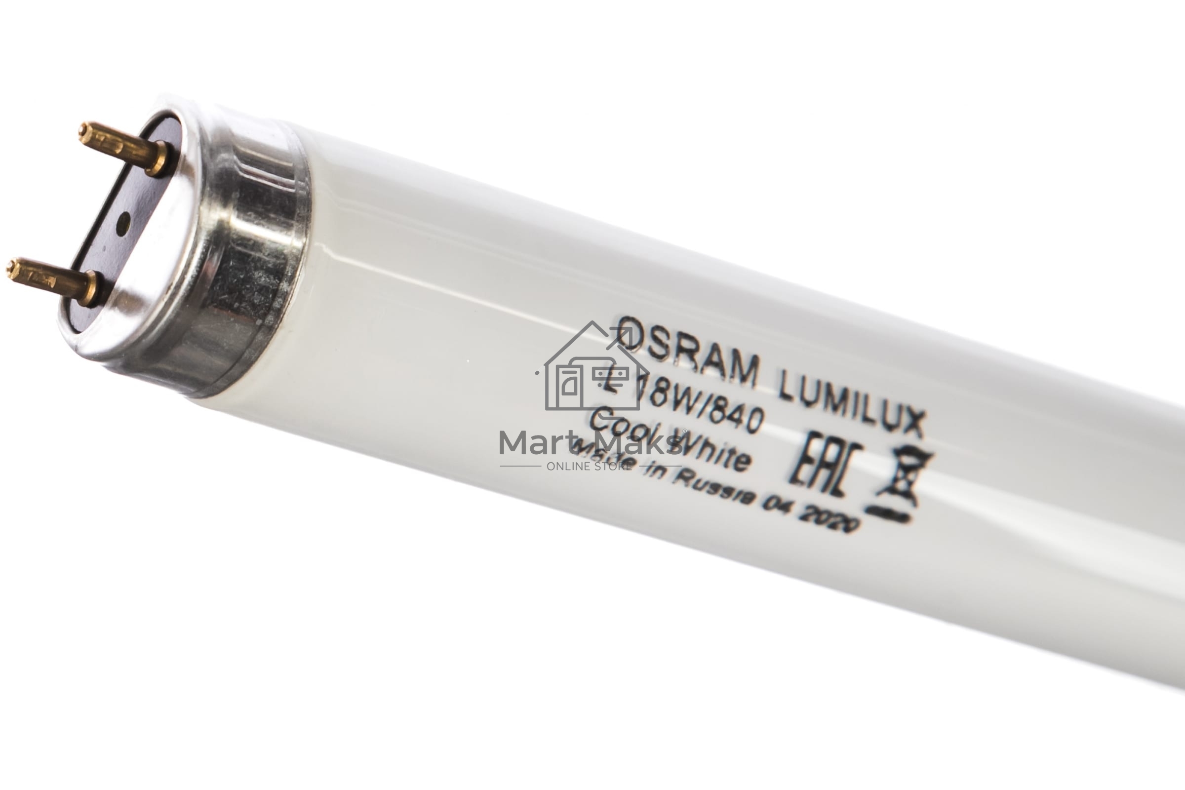 Лампа люминесцентная Osram Lumilux L 18W/840 G13 4000К свет холодный белый