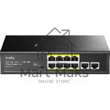 Коммутатор Cudy FS1010PG, 8×100 Мбит/с, 2×1 Гбит/с