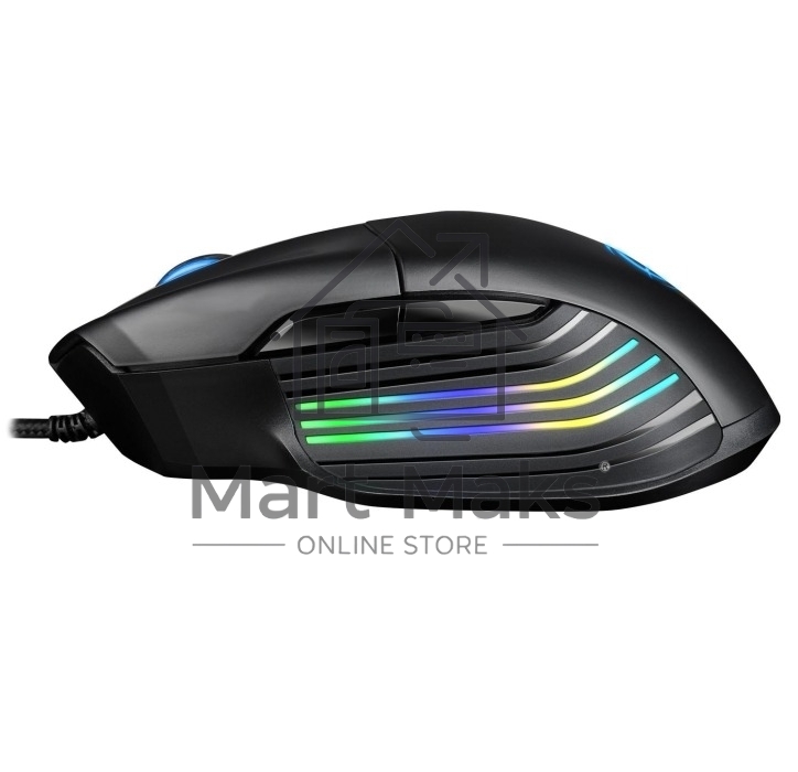 Мышь проводная Jet.A Panteon PS120 черный, 6200 dpi, USB, кнопки - 8