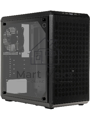 Компьютерный корпус Cooler Master MasterBox Q300L V2 черный без БП mATX 4x120мм 1x140мм 2xUSB3.0 audio bott PSU
