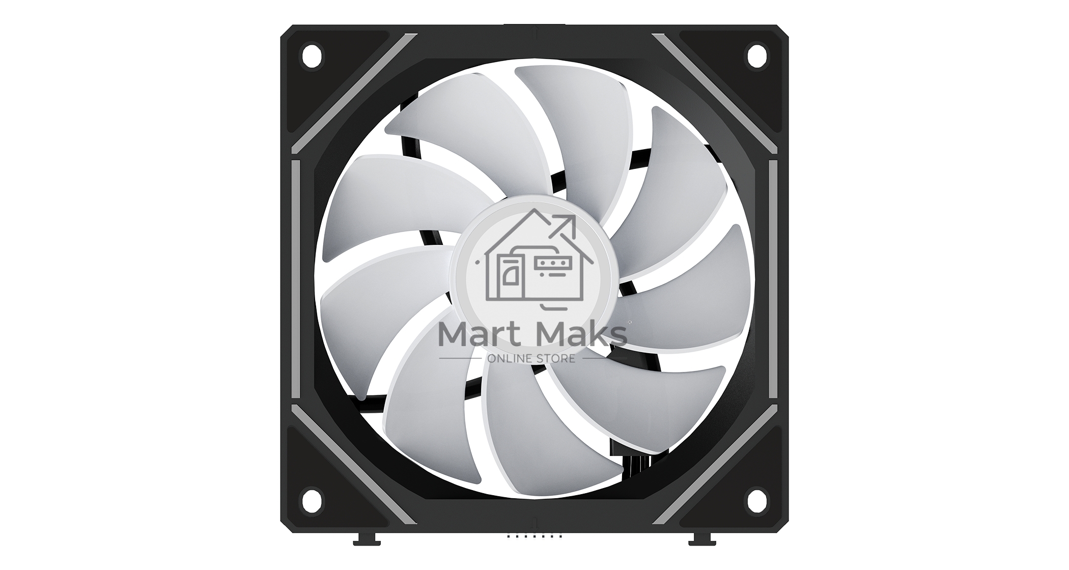 Комплект реверсных вентиляторов Gamma F12 UNI BK ARGB REVERSE BLADE 3in1