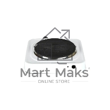 Плита настольная электрическая Blackton Bt HP113W белый, 1 кВт, ТЭН, конфорки - 1, эмаль, поворотные переключатели