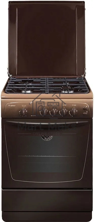 Плита газовая Gefest CG 60MC6 K83 коричневый, конфорок 4 шт, духовка 63 л, 60 см x 85 см x 60 см