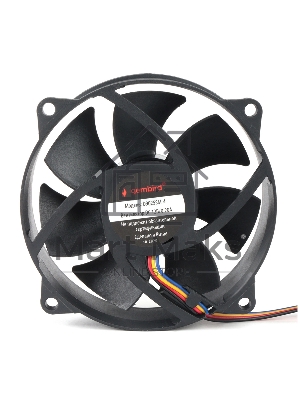 Вентилятор для корпуса Gembird 90x90x25, втулка, 4 pin, провод 30 см (D9025SM-4)