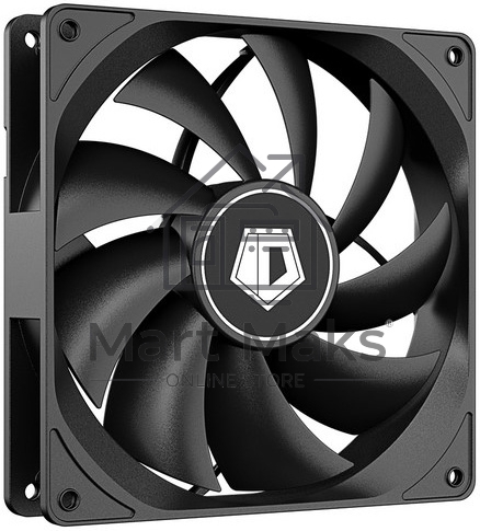Вентилятор для корпуса ID-Cooling FL-12025K черный 120мм 1250rpm 21db 3-pin