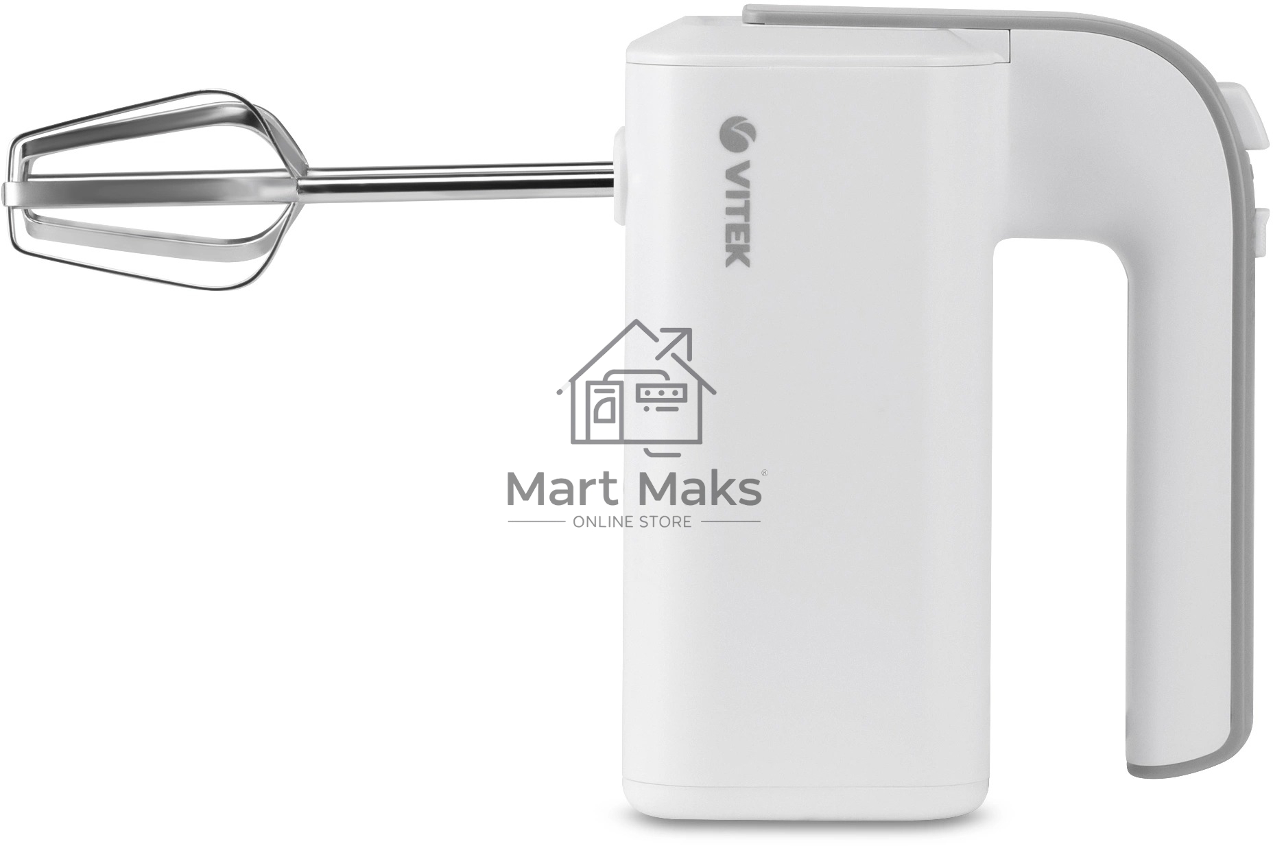 Миксер ручной Vitek VT-1420 400Вт белый/серебристый