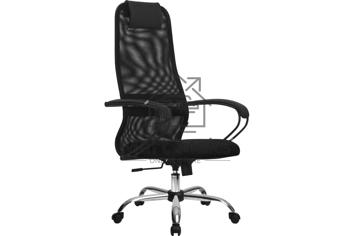 Кресло компьютерное Metta SU-B-8 подлокотник 130, основание 003, черный (z312456721)