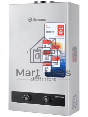 Колонка газовая THERMEX B 20 D серебристый