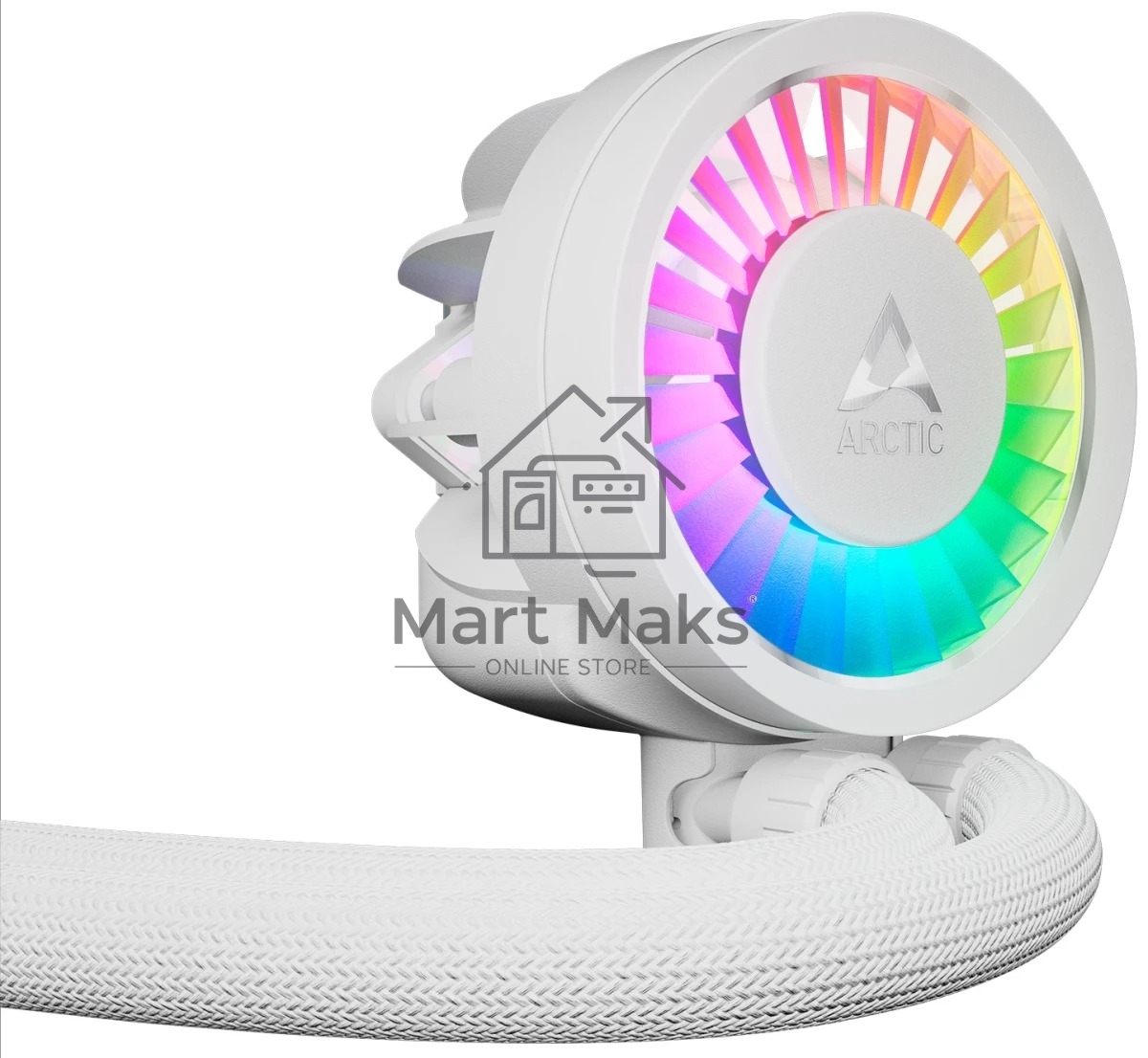 Система жидкостного охлаждения Arctic Cooling Liquid Freezer III Pro 360 ARGB Whte ACFRE00188A белый 120мм алюминий+медь 2500rpm 31db 4-pin