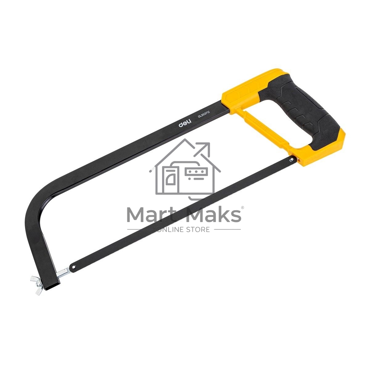 Ножовка по металлу Deli DL353712 300мм Режущая кромка Cr-V с высокочастотной термообработкой. Двухкомпонентная ручка.