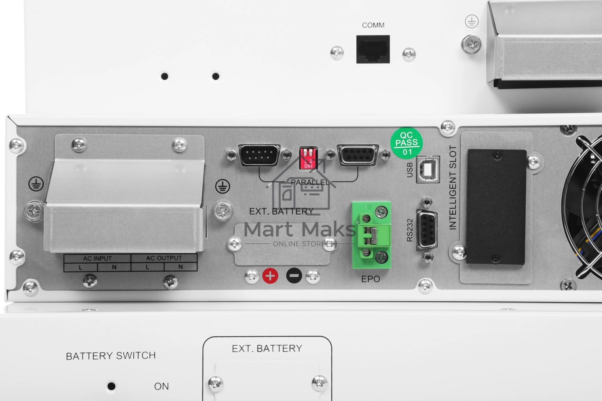 Источник бесперебойного питания Ippon Na+ RTA 6K 6000Вт 6000ВА белый