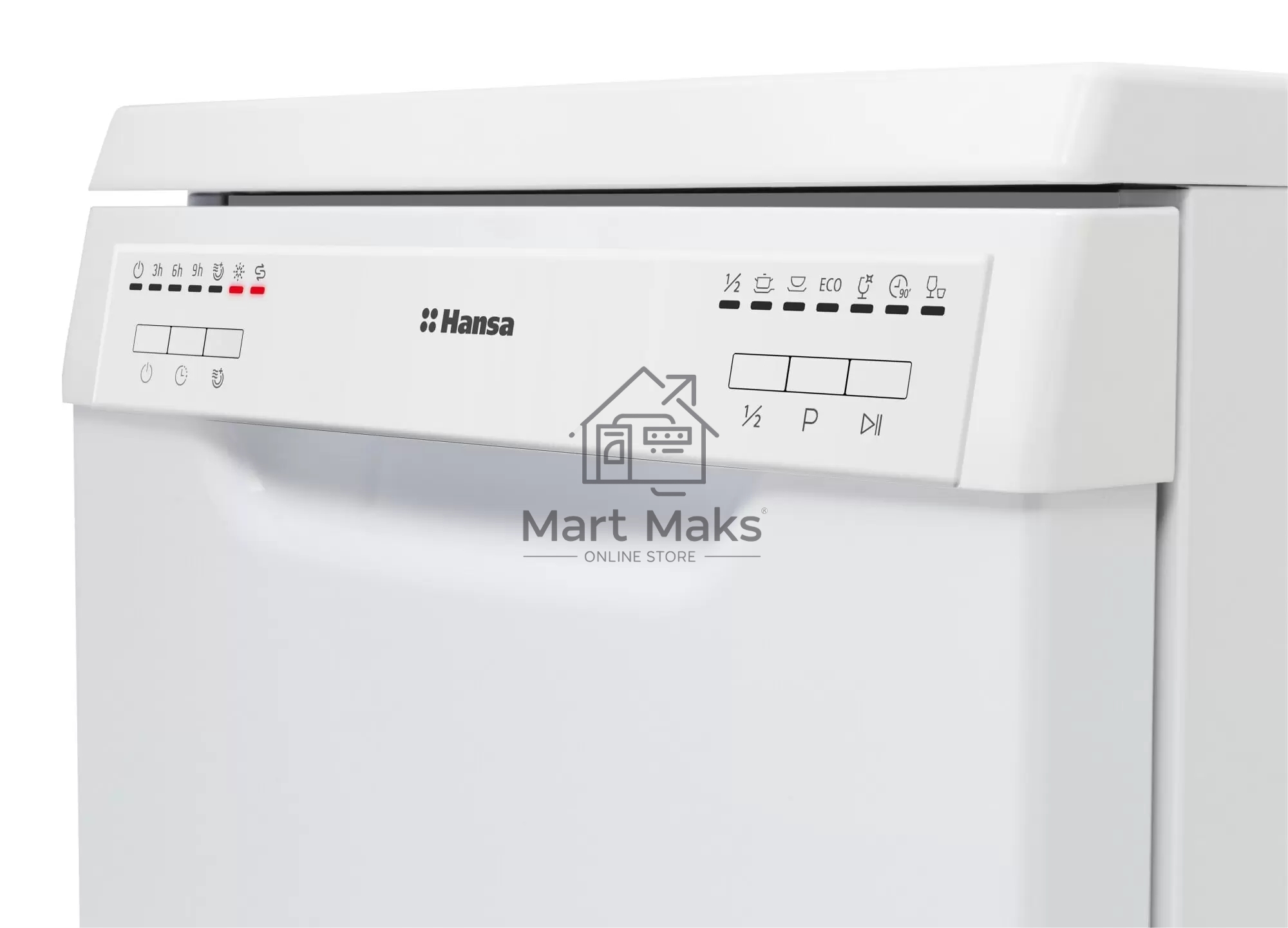 Посудомоечная машина Hansa ZWM456WEH, белая, 45 см, 10 компл., 49 дБ, класс A++