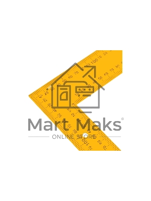 Угольник стальной, 400 мм х 600 мм, ультрафиолетовая печать (измерительная шкала) Denzel