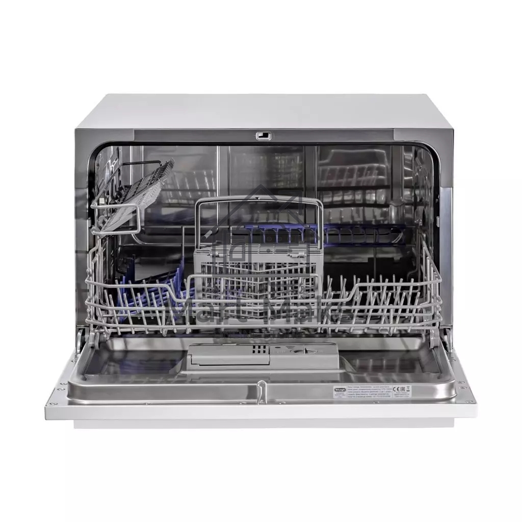 Посудомоечная машина DeLonghi DDW07T Onics, белая, 55 см, 6 компл., 49 дБ, класс A+