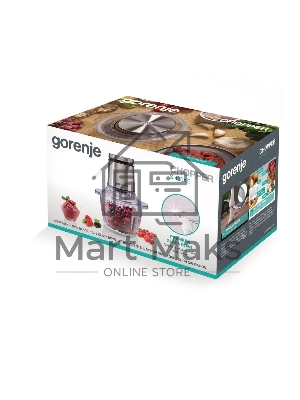 Измельчитель электрический Gorenje S450XE 1.2л. 450Вт серебристый/черный