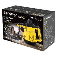 Пароочиститель Endever Odyssey Q-444 желтый/черный, ручной, 1300 Вт, 45 г/мин, 450 мл