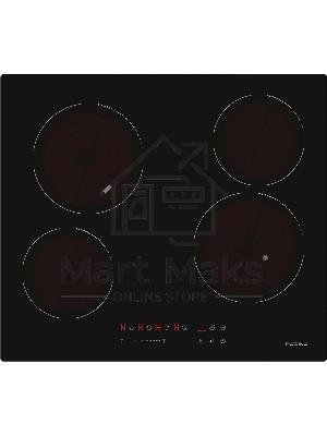 Электрическая варочная панель Darina 6P E323 B, Hi-Light, независимая, черный