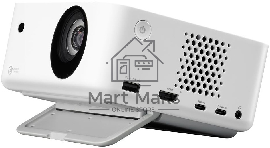 Лазерный проектор Optoma ML1080 DLP, 1200 Lm; Full HD (1920х1080); 3000000:1; Корр. трап +/-40 авто;TR 1,2:1;HDMI v2.1 x1;USB-C x1;AudioOut 3,5mm x1;USB-C power x1;USB-A power 5A x1;USB-A power 0,5A x1; RS232 (mini USB); 3W; 28/24 dB; 1kg; сумка