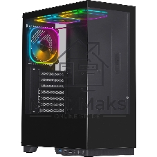 Компьютерный корпус Defender HyperHub черный,ATX,3fans,switchM/BSync