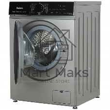 Cтиральная машина Бирюса WM-SN1014/15 M металлик, загрузка фронтальная 10.5 кг, 1400 об/мин, класс: А+++