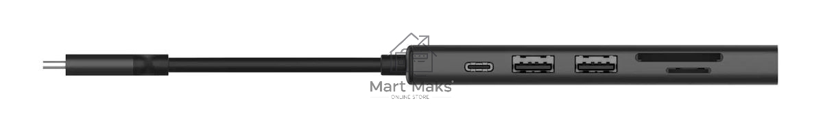 Разветвитель USB-C A4Tech DST-60C 2порт. серый