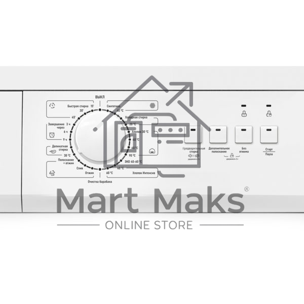 Стиральная машина Centek CT-1903 белый, загрузка фронтальная 7 кг, 1000 об/мин, Класс A++