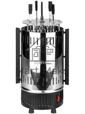 Шашлычница электрическая Kitfort KT-1405 1000Вт серебристый