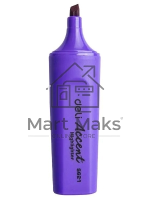 Текстовыделитель Deli ES621violet Delight, скошенный пишущий наконечник, 1-5мм, фиолетовый Текстовыделитель Deli ES621violet Delight, скошенный пишущий наконечник, 1-5мм, фиолетовый