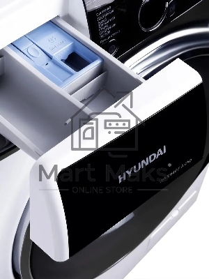 Стиральная машина Hyundai WFE8407 белый, загр. фронтальная макс.: 8 кг 1400 об/мин класс: А+++