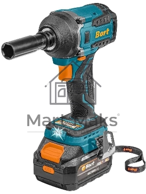 Гайковерт аккумуляторный Bort BSR-21U (2х4АЧ+ЗУ) 93418477 800 Нм, 0-2700 об/мин, акб Li-Ion, аккумуляторная система Makita 18V LXT 18 В, вес 1.4 кг
