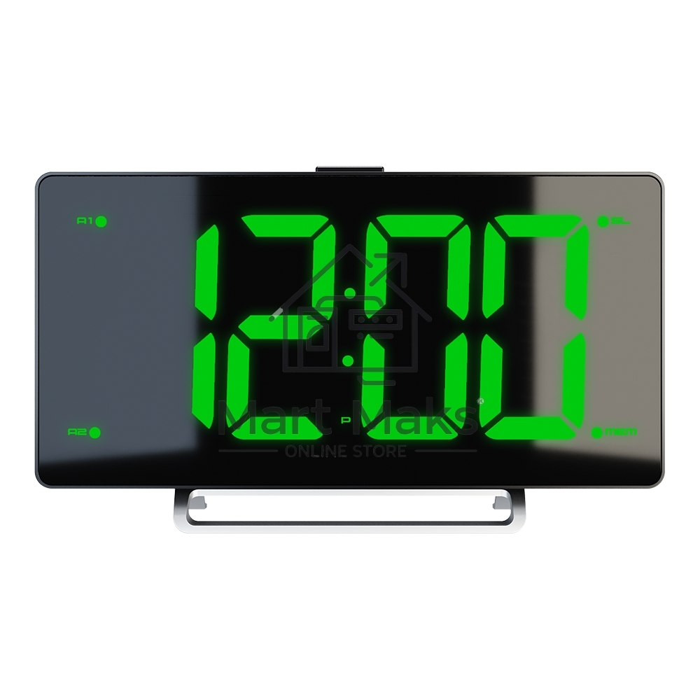 Радиочасы Soundmax SM-1561U(черный с белым)