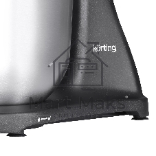 Кухонная машина Korting KKM 0107 MB N, мощность 1500 Вт, 5 насадок, объем чаши 6.5 л, сенсорный дисплей/механическое управление, планетарное вращение, 11 скоростей, турборежим, импульсный режим, таймер, насадка для смешивания/крюк для теста/веничк/мясорубка, черный