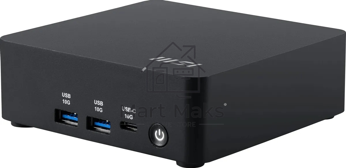 Компьютер MSI Cubi NUC AI 1UMG-042XRU Intel Core Ultra 5 125H(1.2Ghz)/16384Mb/1024PCISSDGb/noDVD/Int:Intel Graphics/BT/WiFi/war 1y/0.625kg/черный/noOS + no KB+M (9S6-B20911-042)