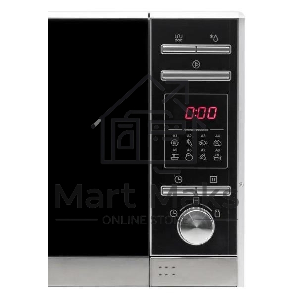 Микроволновая печь General Electronics GE DG420S атласное серебро, 20 л, 700 Вт, переключатели - сенсор, кнопки, поворотный механизм