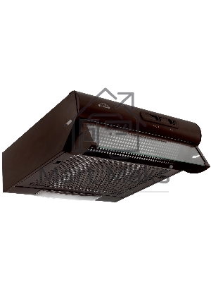 Вытяжка подвесная Elikor Davoline 50П-290-П3Л коричневый, 50 см, 290 м³/ч, 34 дБ