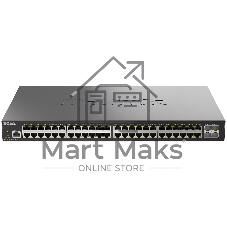 Коммутатор D-Link DGS-1210-52X/ME/C1A, 48×1 Гбит/с + 4×10 Гбит/с SFP+, управляемый Коммутатор D-Link DGS-1210-52X/ME/C1A, 48×1 Гбит/с + 4×10 Гбит/с SFP+, управляемый