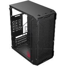 Корпус Bloody CC-129-BK, Mini-Tower, чёрный