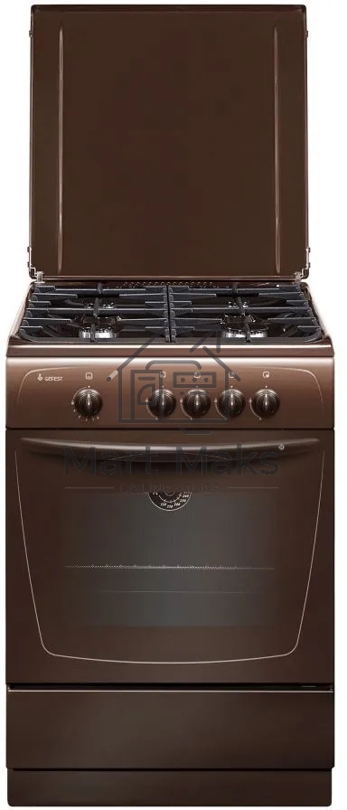 Плита газовая Gefest CG 60М C7 К83 коричневый, конфорок 4 шт, духовка 63 л, 60 см x 85 см x 60 см
