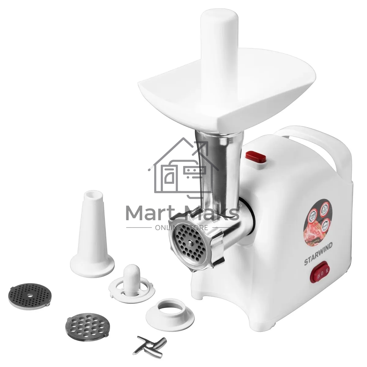 Мясорубка Starwind SMG3110 1500Вт белый