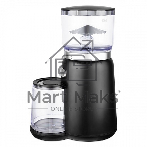 Кофемолка BQ CG2001 Black, Мощность 120 Вт, Жерновая система помола, 20 степеней помола