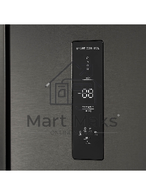 Холодильник Бирюса SBS 541 TGG текстурированное бежевое стекло двухкамерный 343/198 л морозилка слева, NoFrost, Side-by-side