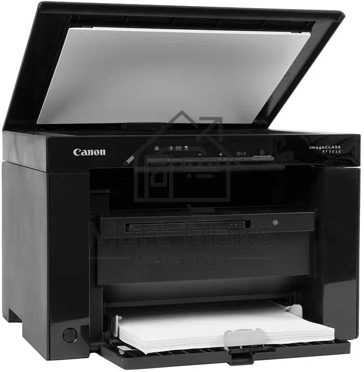 МФУ лазерный Canon imageCLASS MF3010 (5252B007/5252B008/5252B011), A4, ч/б, печ. 18 стр/мин., 1200 x 600 dpi (печать) 600x600dpi (сканер), USB 2.0