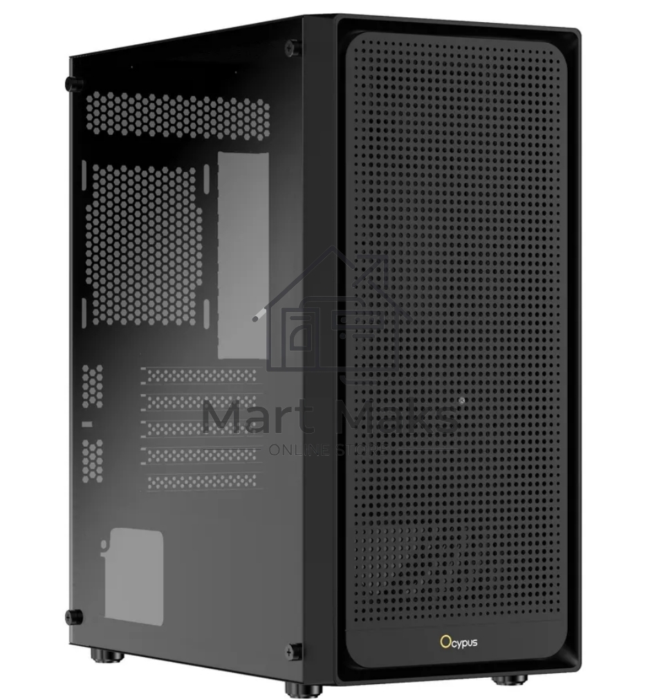 Корпус Ocypus Gamma C50 без БП черный (Gamma-C50-BKG000XX-GL)